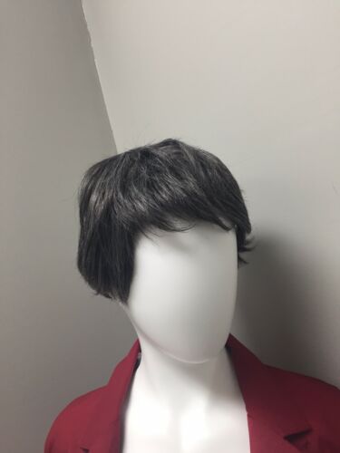 AS-IS Baruisi Short Gray Wig Replacement Synthetic Costume Halloween Hair (6922775330999)